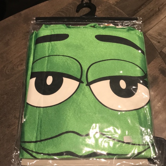 Spirit M&M Green Character Costume with Vintage Leather Knee High White Boots - Picture 3 of 6